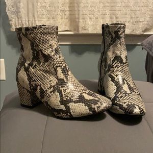 Time and Tru Snake Boots